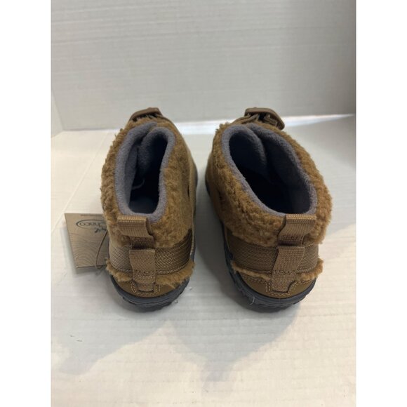 NWT-Chaco Kids Ramble Fluff Natural Brown Shoes 3.5M comfy fleece ankle bootie - Picture 6 of 11